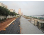 江濱路景觀帶回填工程